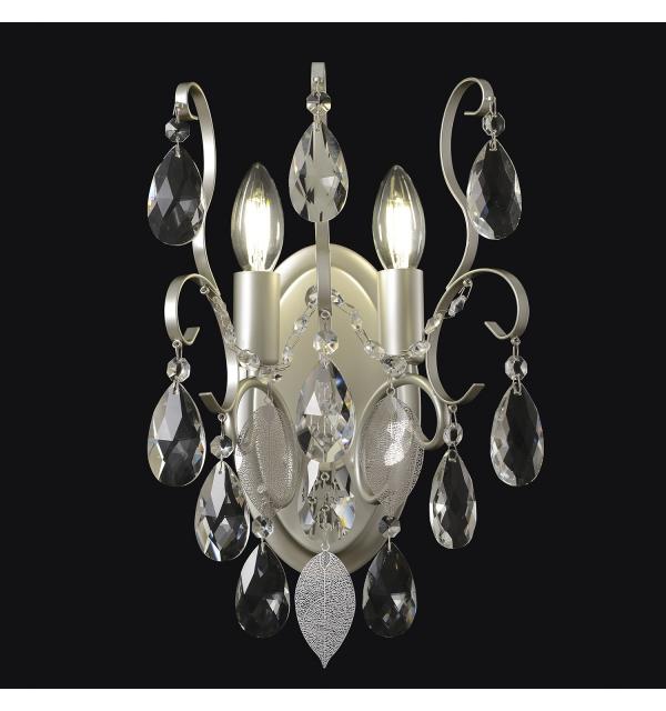 Светильник Crystal Lux ESMIRALDA AP2 SILVER 0524/402