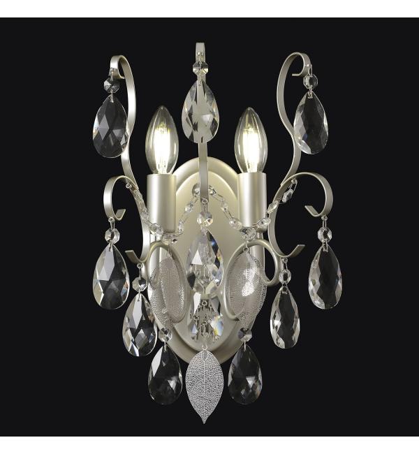 Светильник Crystal Lux ESMIRALDA AP2 SILVER 0524/402