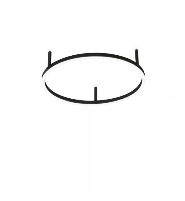 Светильник Ideallux ORACLE SLIM PL D050 ROUND BK 3000K 265988