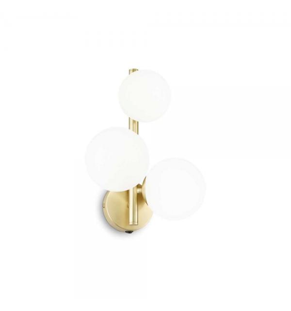 Светильник Ideallux PERLAGE AP3 OTTONE SATINATO 283784
