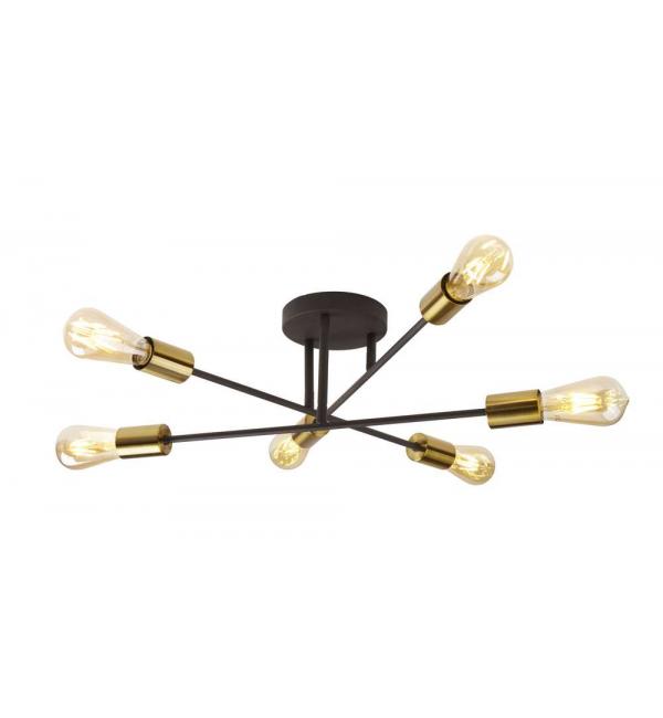 Светильник Searchlight ARMSTRONG 8046-6BK