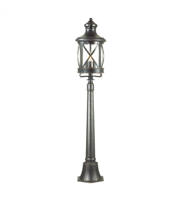 4045/3F NATURE ODL18 701 черный/золотая патина Уличный светильник, 124см IP44 E14 3*60W 220V SATION