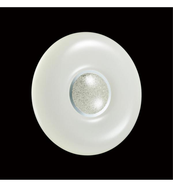 2074/DL PALE SN 000 Светильник пластик/белый/хром/прозрачный LED 48Вт 3000-6300K D410 IP43 пульт ДУ LAZANA