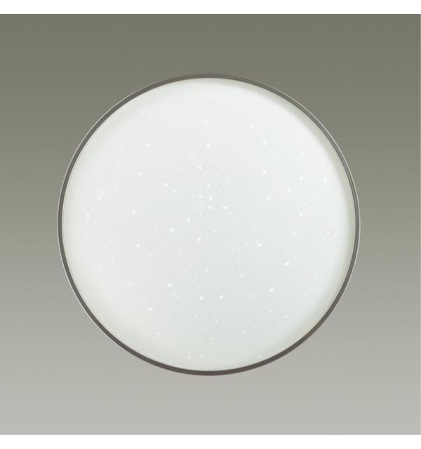 2076/DL PALE SN 000 Светильник пластик/белый/серебристый LED 48Вт 3000-6300K D390 IP43 пульт ДУ GETA SILVER