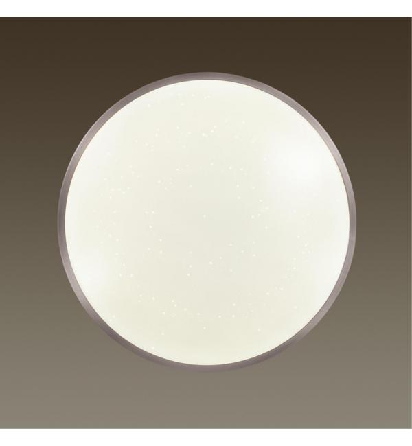 2088/EL PALE SN 078 Светильник пластик/белый/никель LED 72Вт 3000-6300K D540 IP43 пульт ДУ LOTA NICKEL