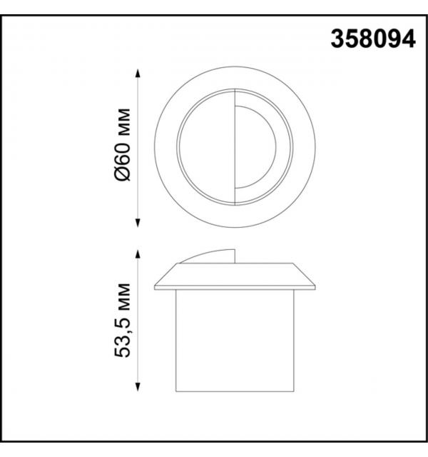 358094 STREET NT19 770 белый Подсветка лестницы IP65 LED 4000K 3W 220V SCALA