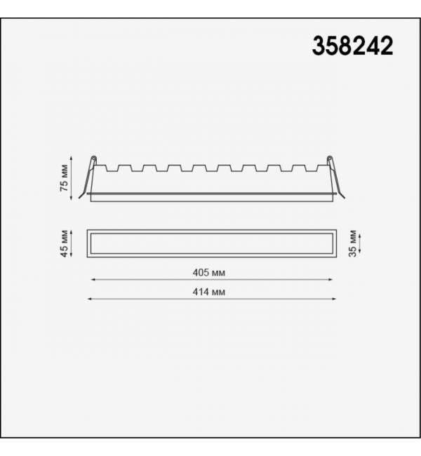 358242 SPOT NT19 489 белый Встраиваемый светильник IP20 LED 30W 85-265V HIELO
