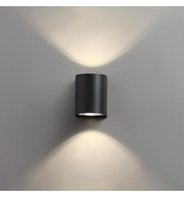 358294 STREET NT19 746 черный Ландшафтный светильник IP65 LED 4000K 4W+4W 220V OPAL