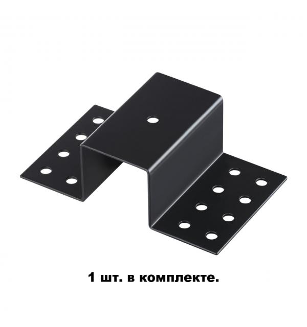 135113 PORT NT20 298 черный Крепление для встраиваемого монтажа трехфазного шинопровода IP20
