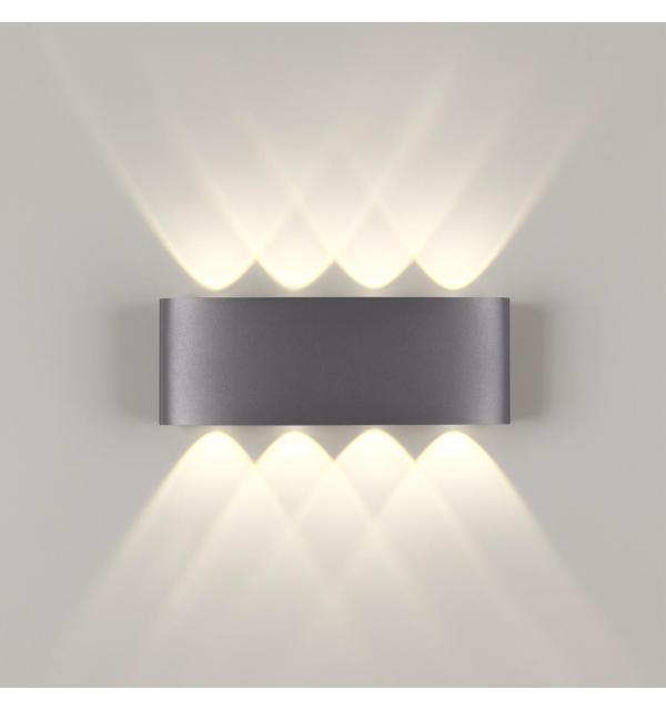 358461 STREET NT20 736 темно-серый  Ландшафтный настенный светильник IP54 LED 4000K 8W 85-265V CALLE