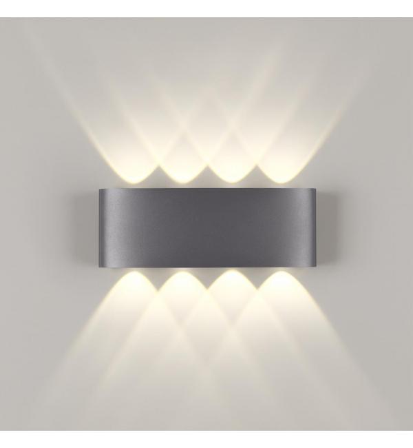 358461 STREET NT20 736 темно-серый  Ландшафтный настенный светильник IP54 LED 4000K 8W 85-265V CALLE
