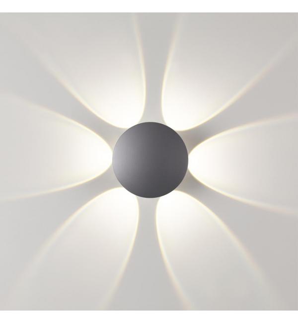 358463 STREET NT20 738 темно-серый  Ландшафтный настенный светильник IP54 LED 4000K 6W 85-265V CALLE