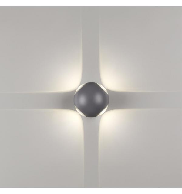 358464 STREET NT20 738 темно-серый  Ландшафтный настенный св-ник IP54 LED 4000K 12W 85-265V  CALLE