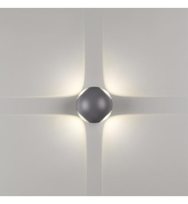 358464 STREET NT20 738 темно-серый  Ландшафтный настенный св-ник IP54 LED 4000K 12W 85-265V  CALLE