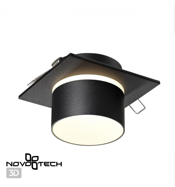 370717 SPOT NT21 580 черный Светильник встраиваемый IP20 GU10 9W 235V LIRIO