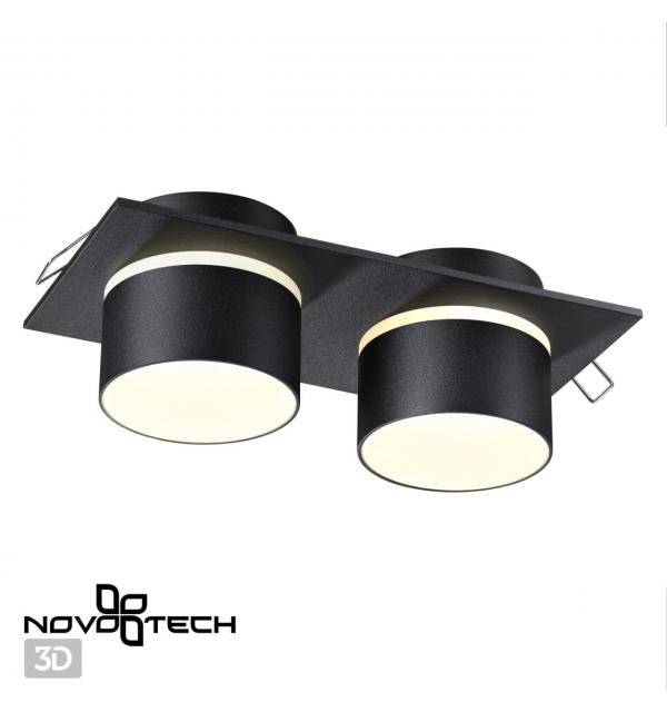 370719 SPOT NT21 580 черный Светильник встраиваемый IP20 GU10 9W 235V LIRIO