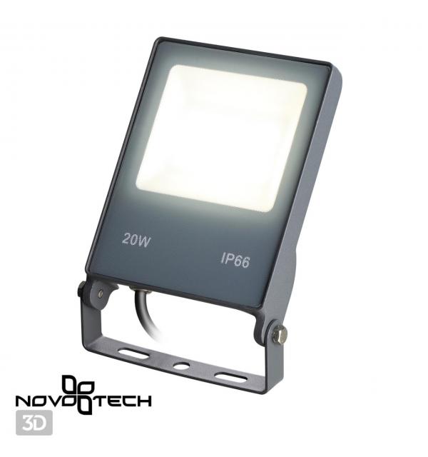 358577 STREET NT21 764 темно-серый Ландшафтный светильник (прожектор) IP66 LED 20W 4000K 100-300V ARMIN