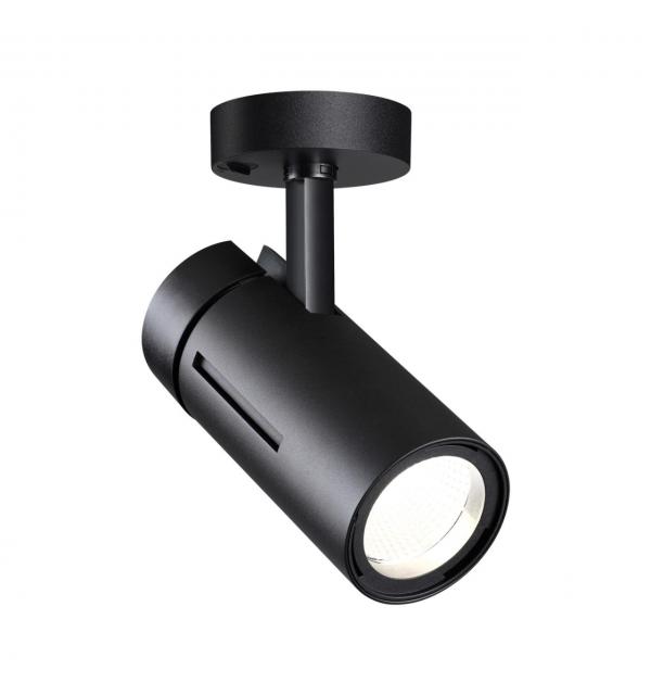 358597 OVER NT21 375 черный Светильник накладной светодиодный IP20 LED 4000K 30W 175-245V DEP