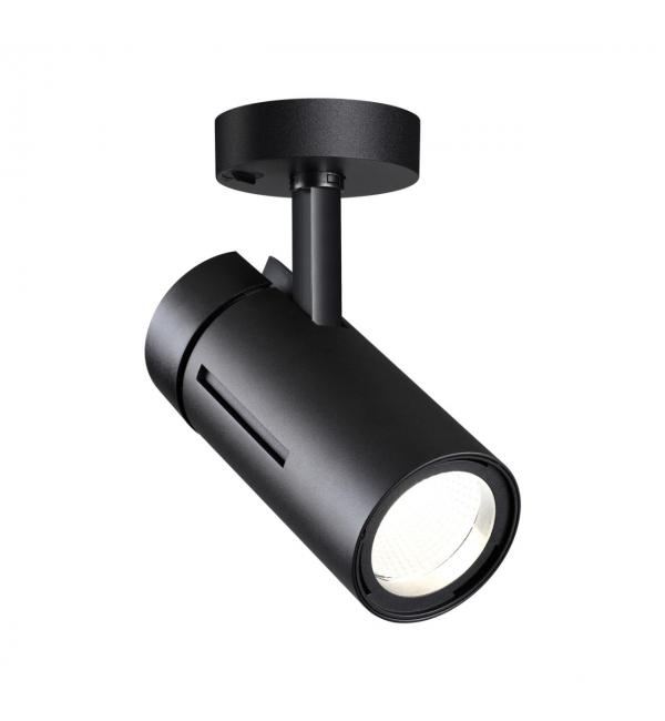 358597 OVER NT21 375 черный Светильник накладной светодиодный IP20 LED 4000K 30W 175-245V DEP