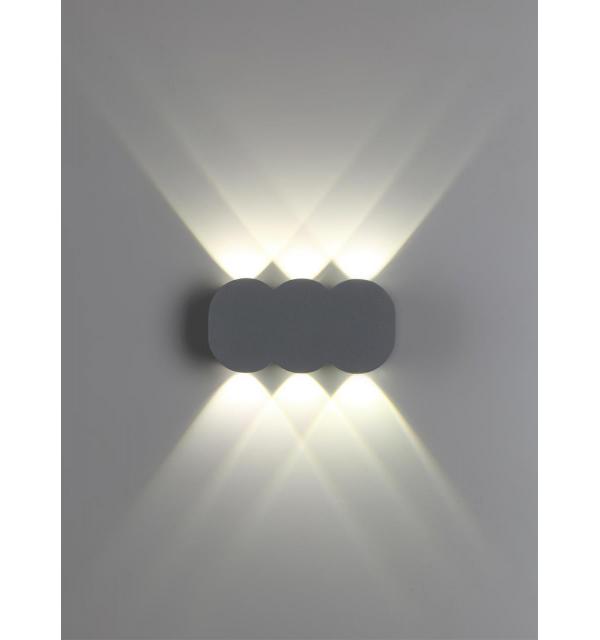 358560 STREET NT21 734 темно-серый Ландшафтный настенный светильник IP54 LED 4000K 6W 85-265V CALLE