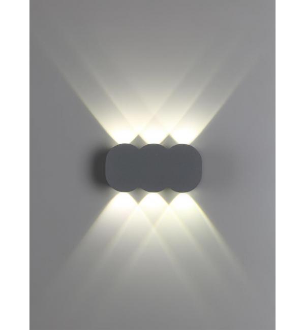 358560 STREET NT21 734 темно-серый Ландшафтный настенный светильник IP54 LED 4000K 6W 85-265V CALLE