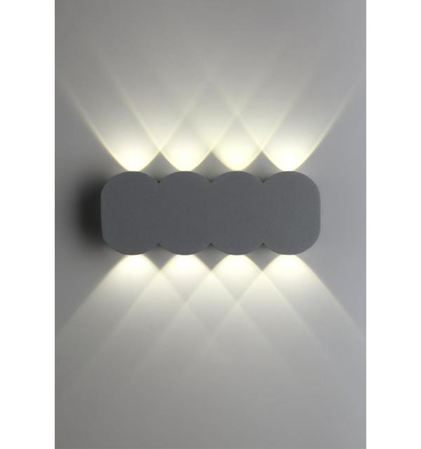 358561 STREET NT21 734 темно-серый Ландшафтный настенный светильник IP54 LED 4000K 8W 85-265V CALLE