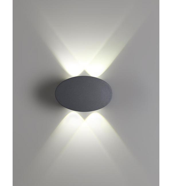 358562 STREET NT21 734 темно-серый Ландшафтный настенный светильник IP54 LED 4000K 4W 85-265V CALLE