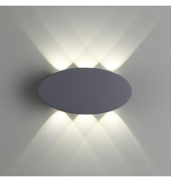 358563 STREET NT21 734 темно-серый Ландшафтный настенный светильник IP54 LED 4000K 6W 85-265V CALLE