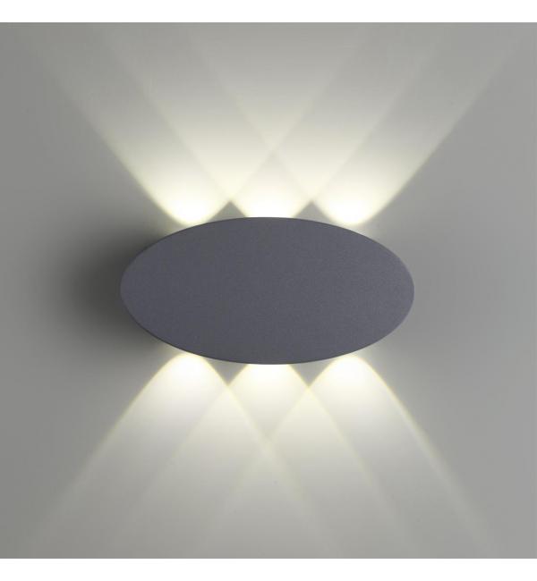 358563 STREET NT21 734 темно-серый Ландшафтный настенный светильник IP54 LED 4000K 6W 85-265V CALLE