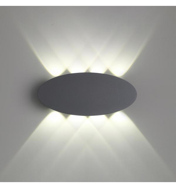 358564 STREET NT21 378 темно-серый Ландшафтный настенный светильник IP54 LED 4000K 8W 85-265V CALLE