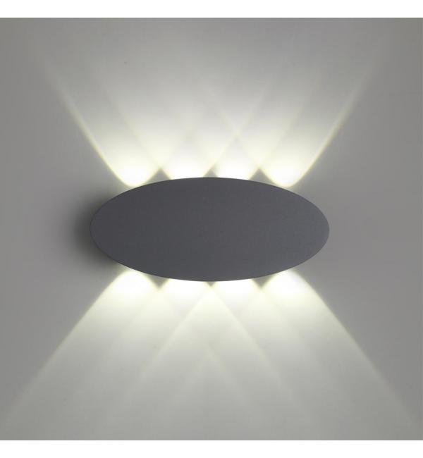 358564 STREET NT21 378 темно-серый Ландшафтный настенный светильник IP54 LED 4000K 8W 85-265V CALLE
