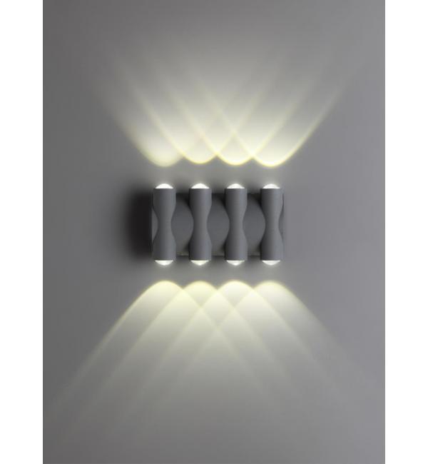 358568 STREET NT21 374 темно-серый Ландшафтный настенный светильник IP54 LED 4000K 8W 85-265V CALLE