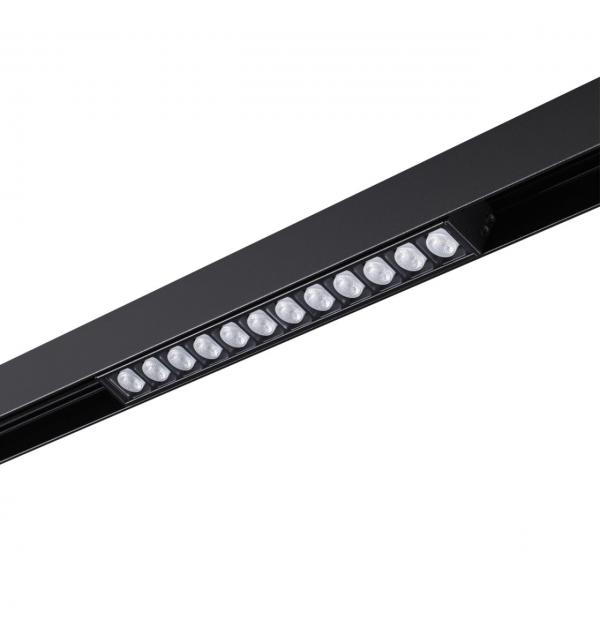 358622 SHINO NT21 064 черный Трековый низковольтный св-к диммируемый с ДУ, со сменой цв.температуры IP20 LED 3000~6500К 12W 48V FLUM