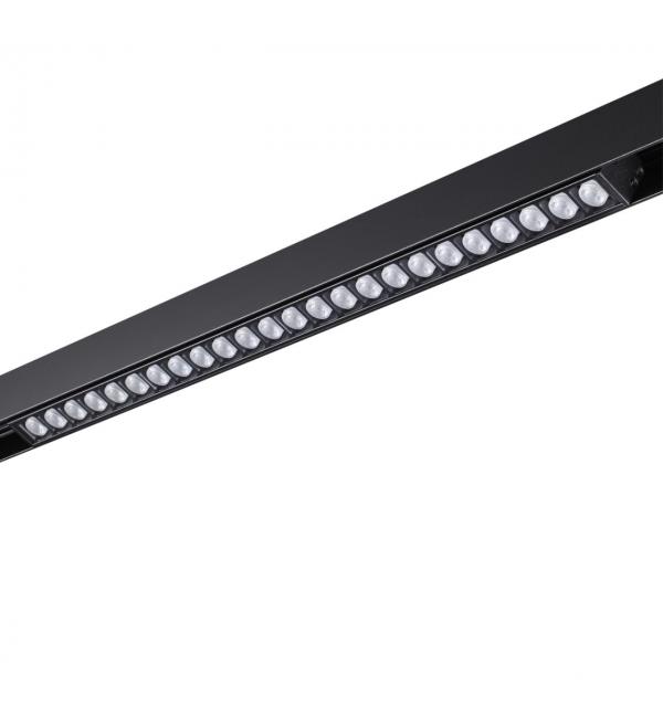 358624 SHINO NT21 064 черный Трековый низковольтный св-к диммируемый с ДУ, со сменой цв.температуры IP20 LED 3000~6500К 24W 48V FLUM
