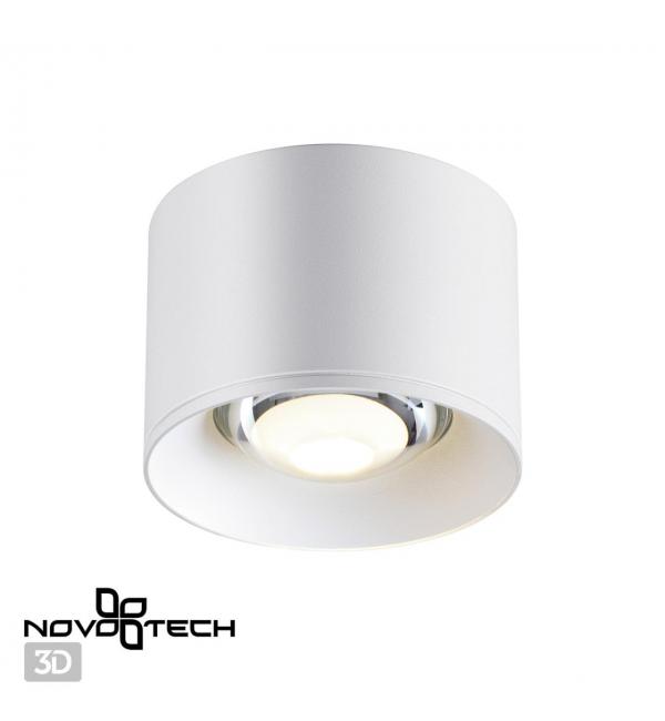 358651 OVER NT21 444 белый Светильник накладной светодиодный IP20 LED 4000К 12W 220V PATERA