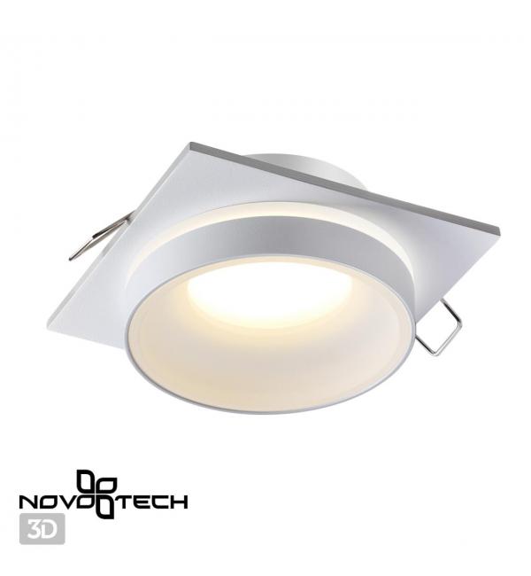 370785 SPOT NT21 594 белый Светильник встраиваемый влагозащищенный IP44 GU10 9W 220V WATER