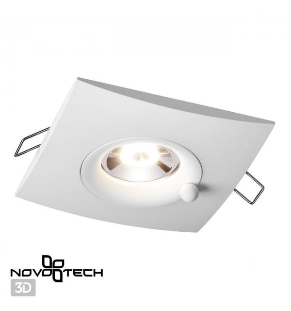 370793 SPOT NT21 596 белый Светильник встраиваемый влагозащищенный IP44 GU10 50W 220V WATER