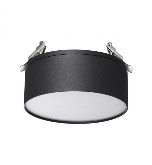 358753 SPOT NT21 525 черный Светильник встраиваемый светодиодный IP20 LED 24W 4000K 2100Лм 100-265V PROMETA