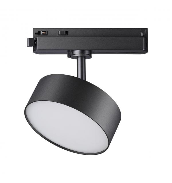 358756 PORT NT21 277 черный Светильник трековый однофазный трехжильный IP20 LED 24W 4000K 2100Лм 100-265V PROMETA