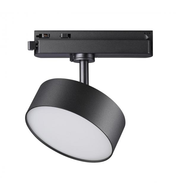 358756 PORT NT21 277 черный Светильник трековый однофазный трехжильный IP20 LED 24W 4000K 2100Лм 100-265V PROMETA