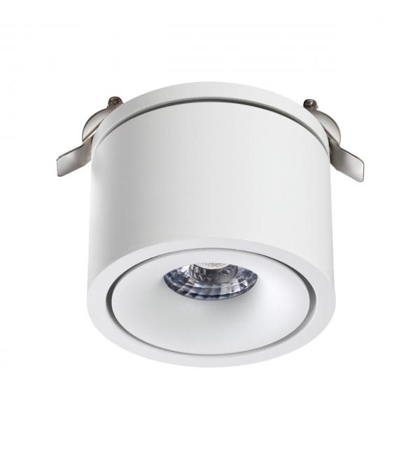 358776 SPOT NT21 526 белый Светильник встраиваемый светодиодный IP20 LED 15W 4000K 1300Лм 100-265V GRODA