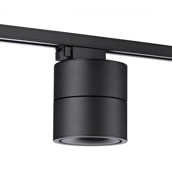 358777 PORT NT21 282 черный Светильник трековый однофазный трехжильный IP20 LED 15W 4000K 1300Лм 100-265V GRODA