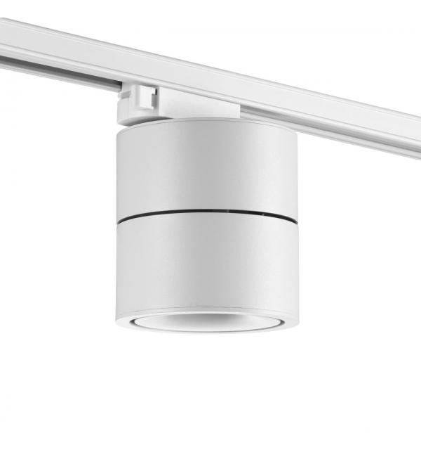 358778 PORT NT21 282 белый Светильник трековый однофазный трехжильный IP20 LED 15W 4000K 1300Лм 100-265V GRODA