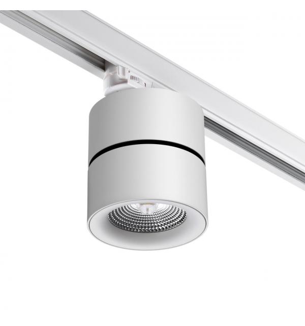 358788 PORT NT21 315 белый Трехфазный трековый светодиодный светильник IP20 LED 25W 4000K 2200Лм 100-265V GRODA