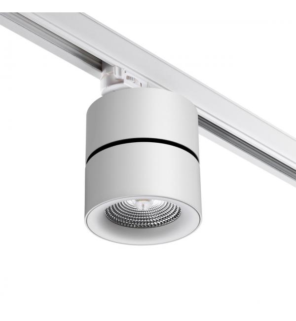 358788 PORT NT21 315 белый Трехфазный трековый светодиодный светильник IP20 LED 25W 4000K 2200Лм 100-265V GRODA