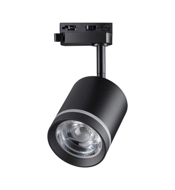 358801 PORT NT21 286 черный Светильник трековый однофазный трехжильный IP20 LED 15W 1300Лм 4000K 85-265V ARUM