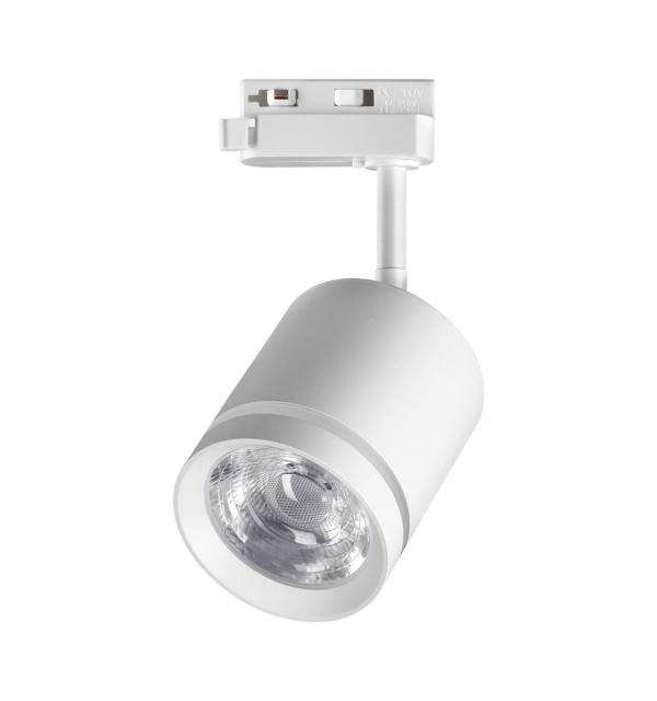 358802 PORT NT21 286 белый Светильник трековый однофазный трехжильный IP20 LED 15W 1300Лм 4000K 85-265V ARUM