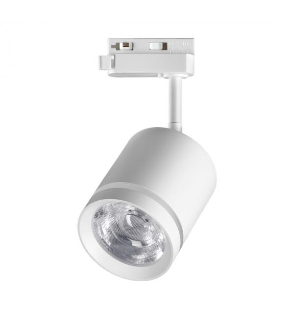 358802 PORT NT21 286 белый Светильник трековый однофазный трехжильный IP20 LED 15W 1300Лм 4000K 85-265V ARUM
