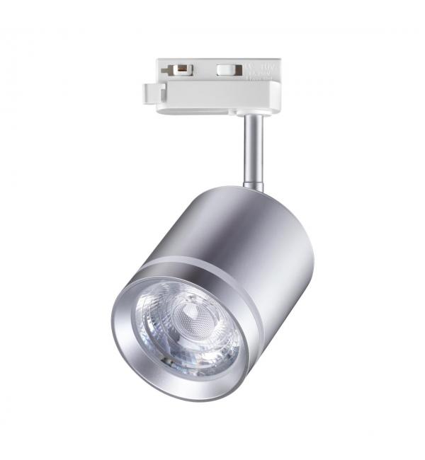 358803 PORT NT21 286 серебро Светильник трековый однофазный трехжильный IP20 LED 15W 1300Лм 4000K 85-265V ARUM