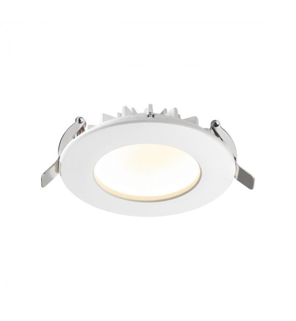 358805 SPOT NT21 556 белый Светильник встраиваемый светодиодный IP20 LED 8W 560Лм 3000K 100-240V GESSO